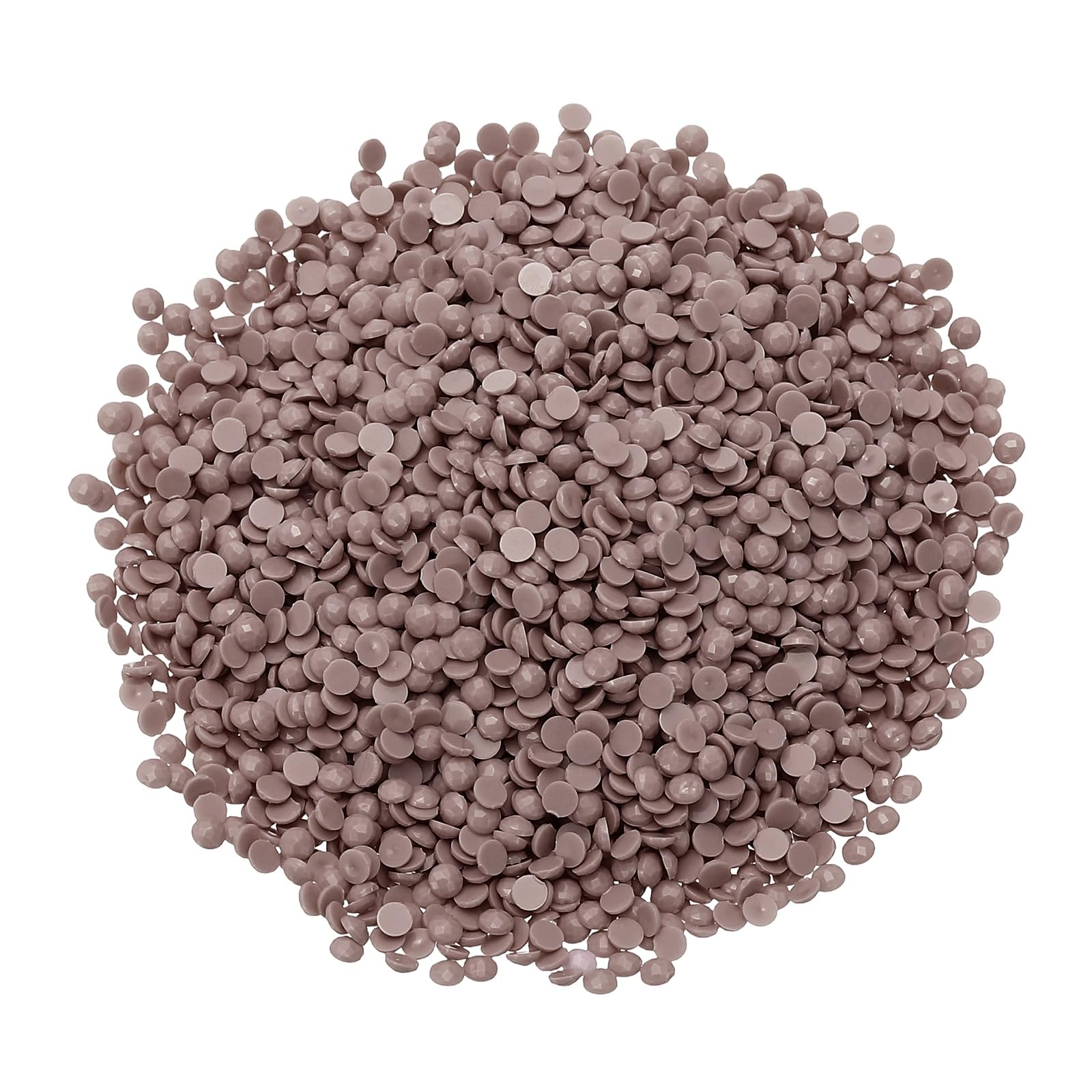 PATIKIL 6000 Pcs Diamond Art Painting Replacement Beads, Resin Crystal Painting Rhinestones, Diamond Art Accessories for Nails Crafts DIY Makeup, Grey Brown