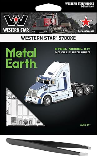 Metal Earth Fascinations Western Star 5700XE Kit de modelo de metal 3D con pinzas