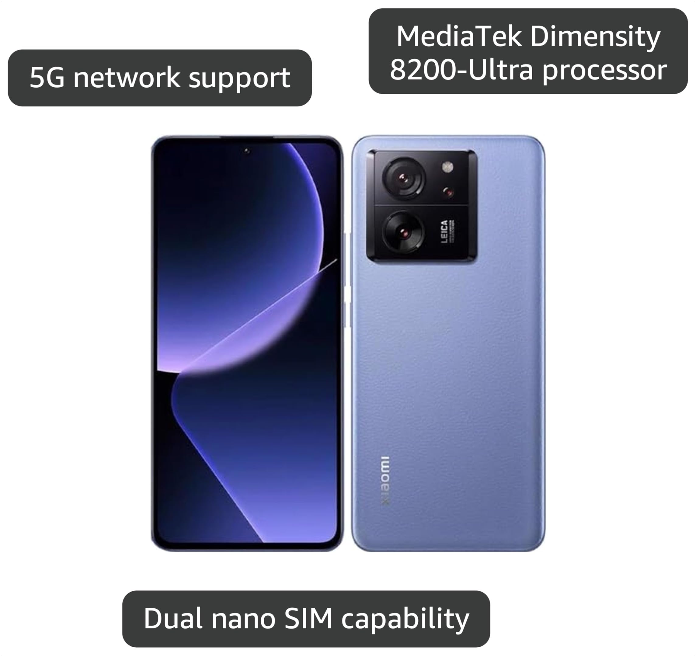 Amazon.com: Xiaomi 13T Leica Lense 5G + 4G LTE (256GB+12GB) Global