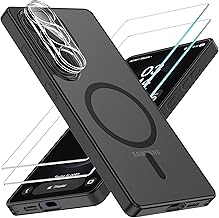 Magnetic for Samsung Galaxy S26 Ultra Case with 2X Screen Protector + 2X Lens Protector, [Compatible with MagSafe] Military-Grade Protection, Slim Shockproof Anti-Scratch Phone Cover - Black