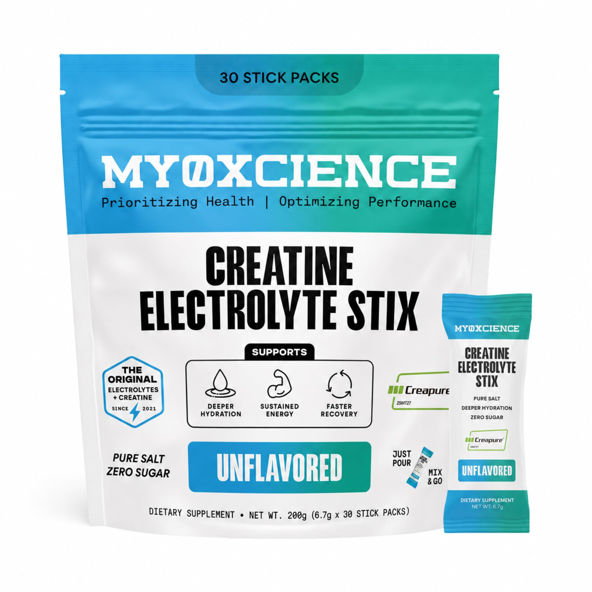 MYOXCIENCE Electrolyte STIX | Lemon Lime Flavor | 45 Serving Jar — Amazon image 10