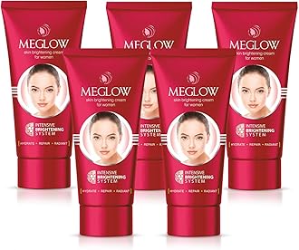 by Leeford | Skin Brightening Moisturizer Cream for Women| Hydrates, Repairs, Radiates | Reduces Dark Spots, Melanin, Melasma | Prevents Pigmentation | Even Tone Pack of 5 (30g each)