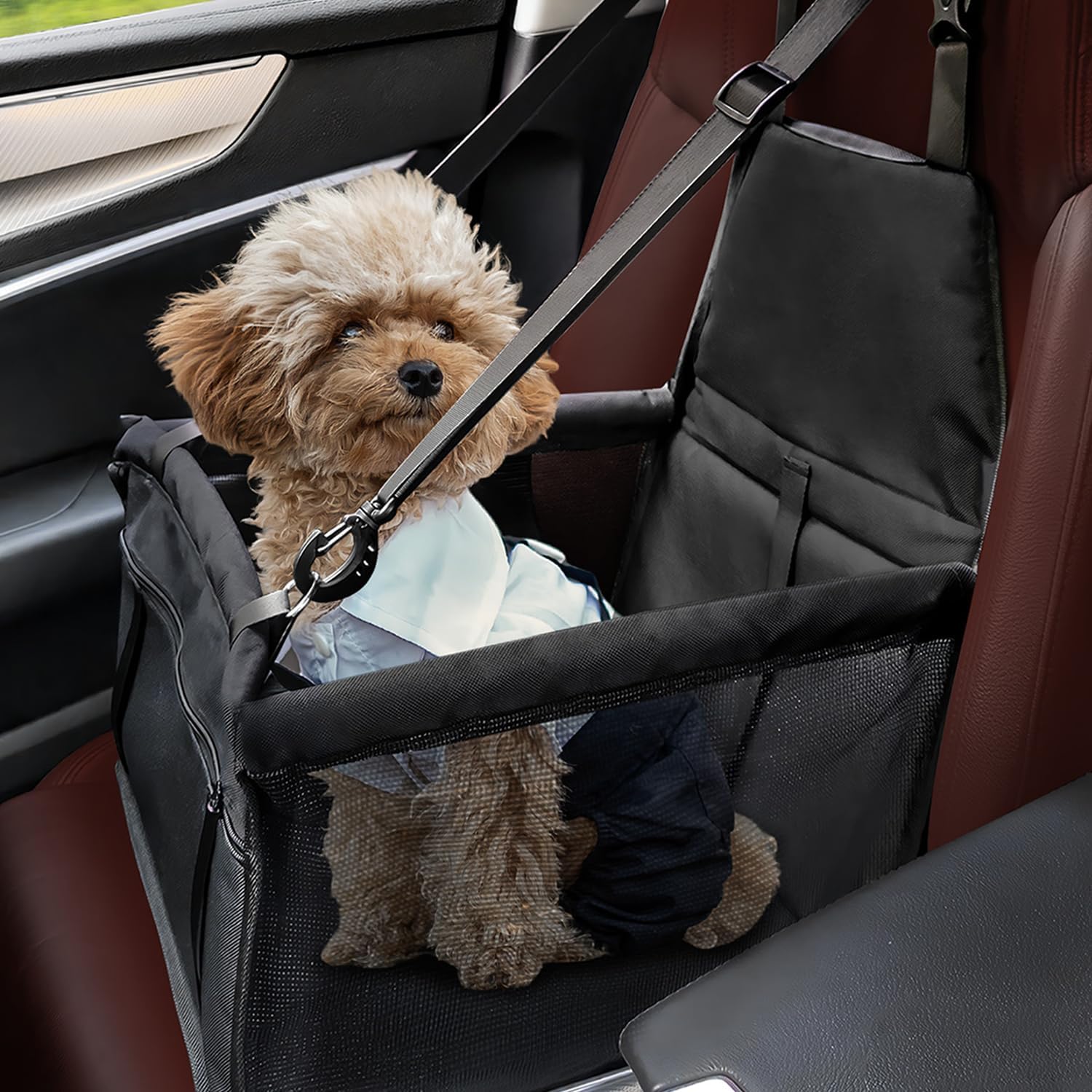 Wimypet Siège Auto Chien Pour Voiture Avec Ceinture Securite, 3En1
