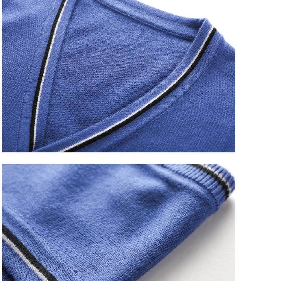 Herren Pullunder Weste - Strickweste Knopfstrickjacke Top/Autum Fashion Button Burgund Cardigan Strick Tank Top Pullover Pullover V Hals Strick Weste Männer Business Ärmellose Freizeit M