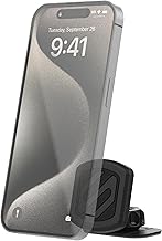 Scosche MAGDM MagicMount Magnetic Car Phone Holder - Strong Magnet Mount for iPhone and Android - Secure Magnetic Cell Phone Mount for Dash - Universal 360° Adjustable Mobile Cellphone Holder