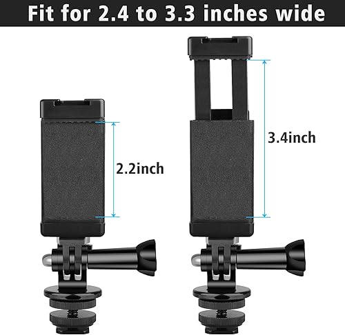 Miniatura 27 de Soporte de zapata con cabeza de bola de 1/4 pulgadas, doble cabeza esférica, tornillo trípode de 1/4 pulgadas, multifunción para monitores LCD, luz
