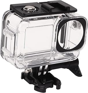 Action Cameras Diving Case 40m Waterproof Underwater Protective Housing Case with Cold Shoe Interface for Osmo Action3 Protective Case Action Camera Waterproof Housing Case Act