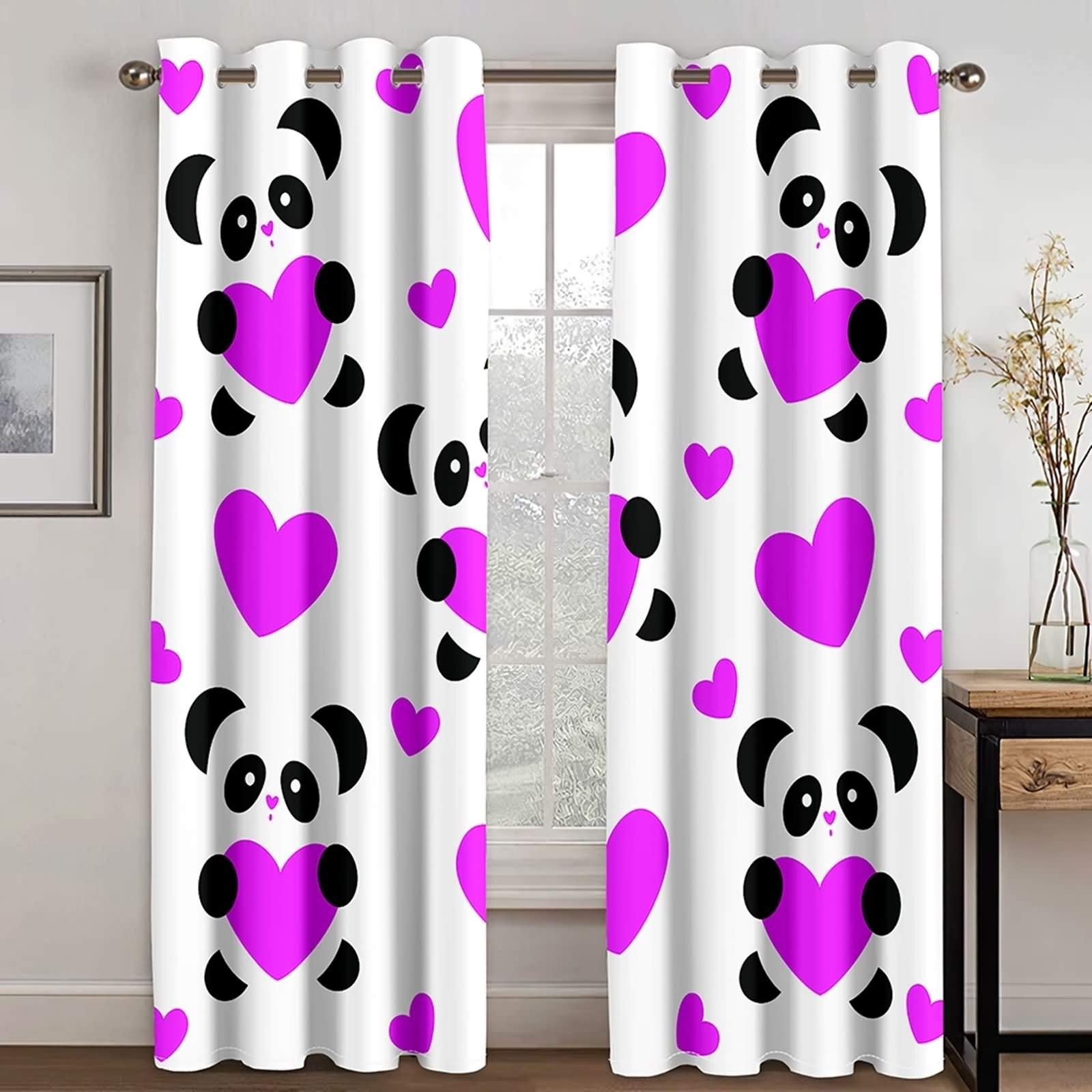 Rideaux salon isolation thermique panda occultant pour mieux dormir