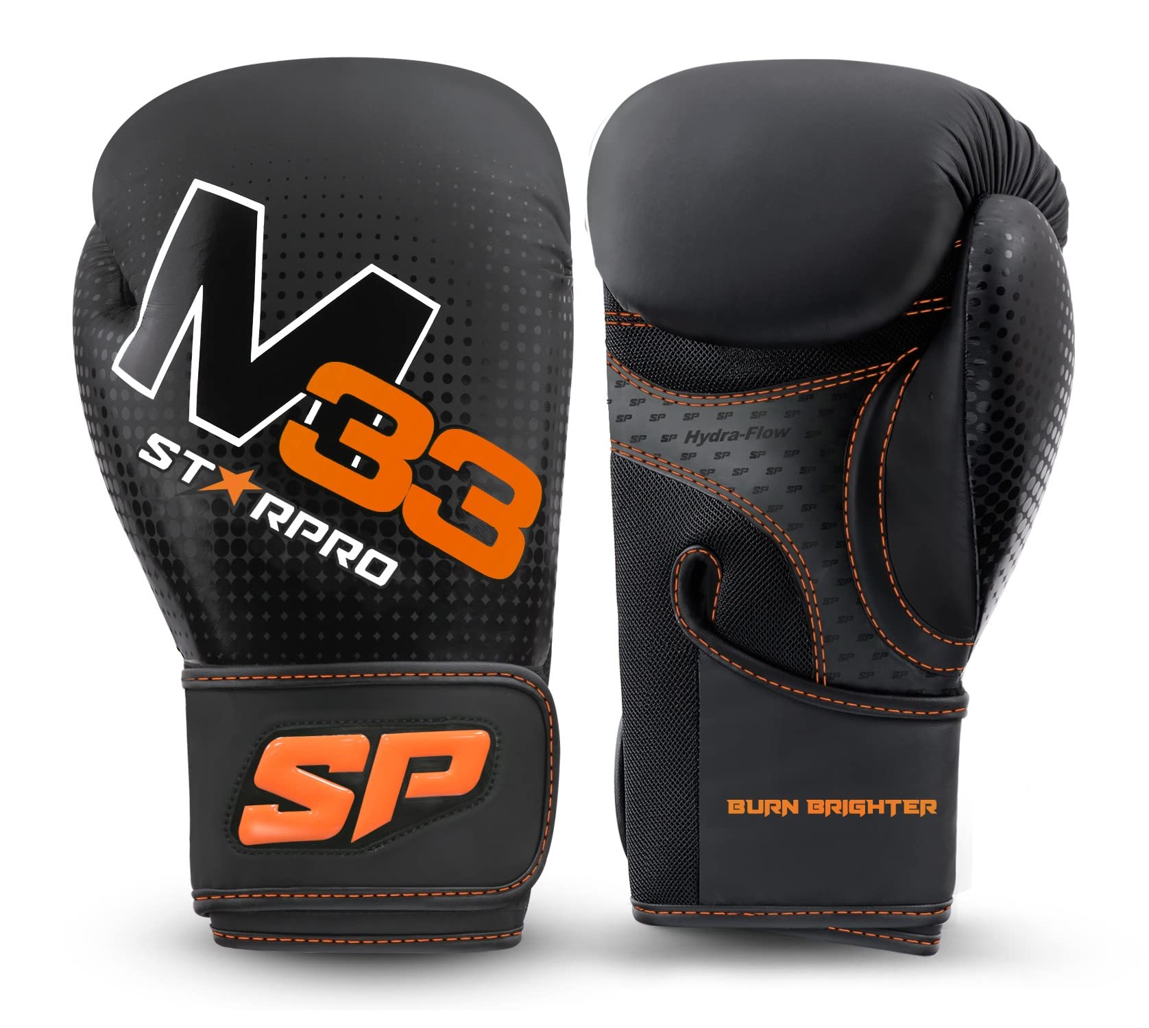 Gants de boxe noirs de dessin animé de vecteur | Vecteur Premium