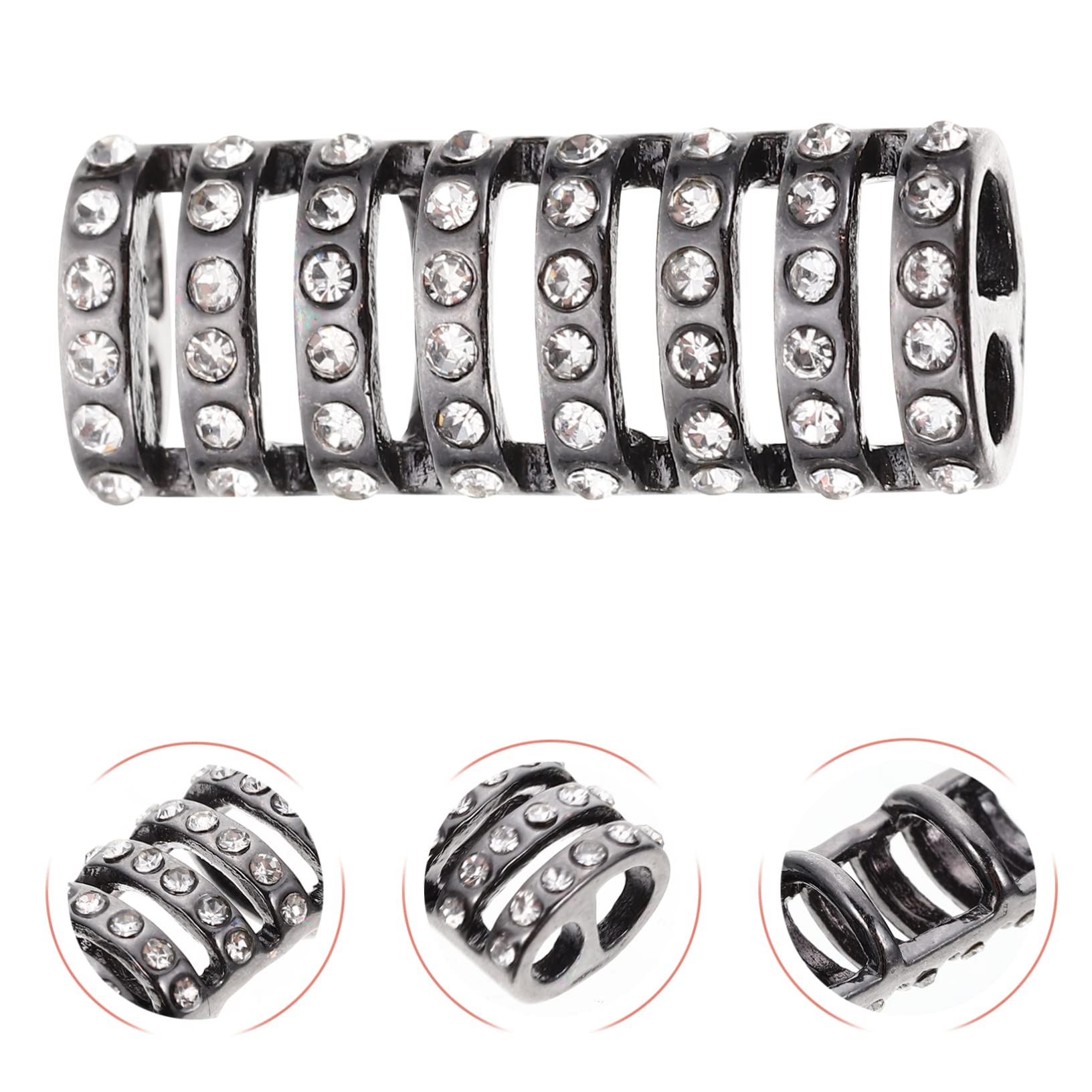 Housoutil 50 Pièces connecteur de sangle décor en strass connecteur de bande de montre montres connecteur de montre en alliage accessoire de bracelet de montre bijoux Regardez adaptateur