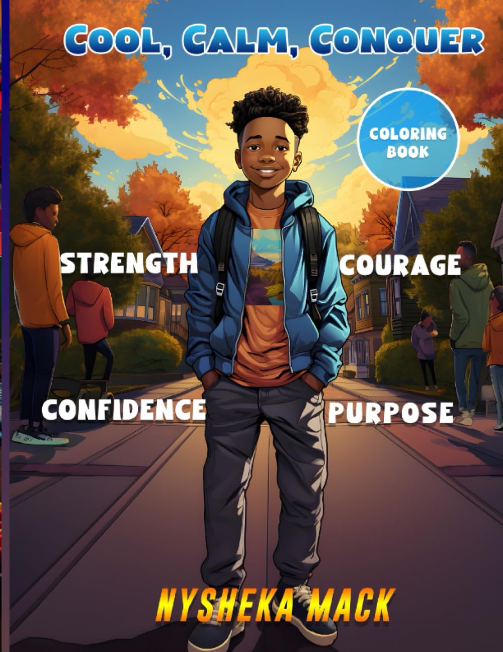 Cool, Calm, Conquer: A Kid's Coloring Book to Triumph Over Fear, Worry, and Stress