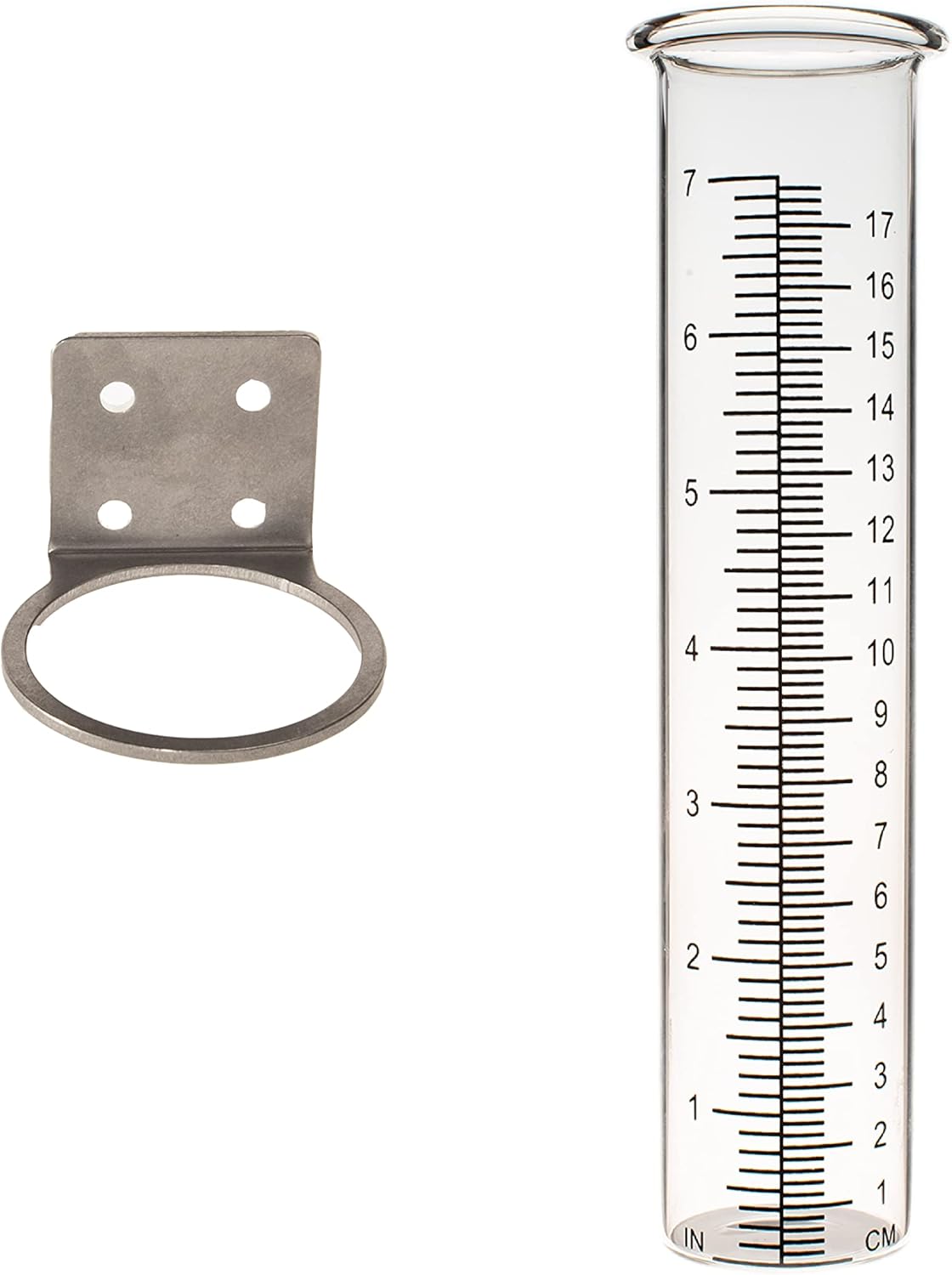 Mateda 7" Capacity Rain Gauge with Stainless Steel