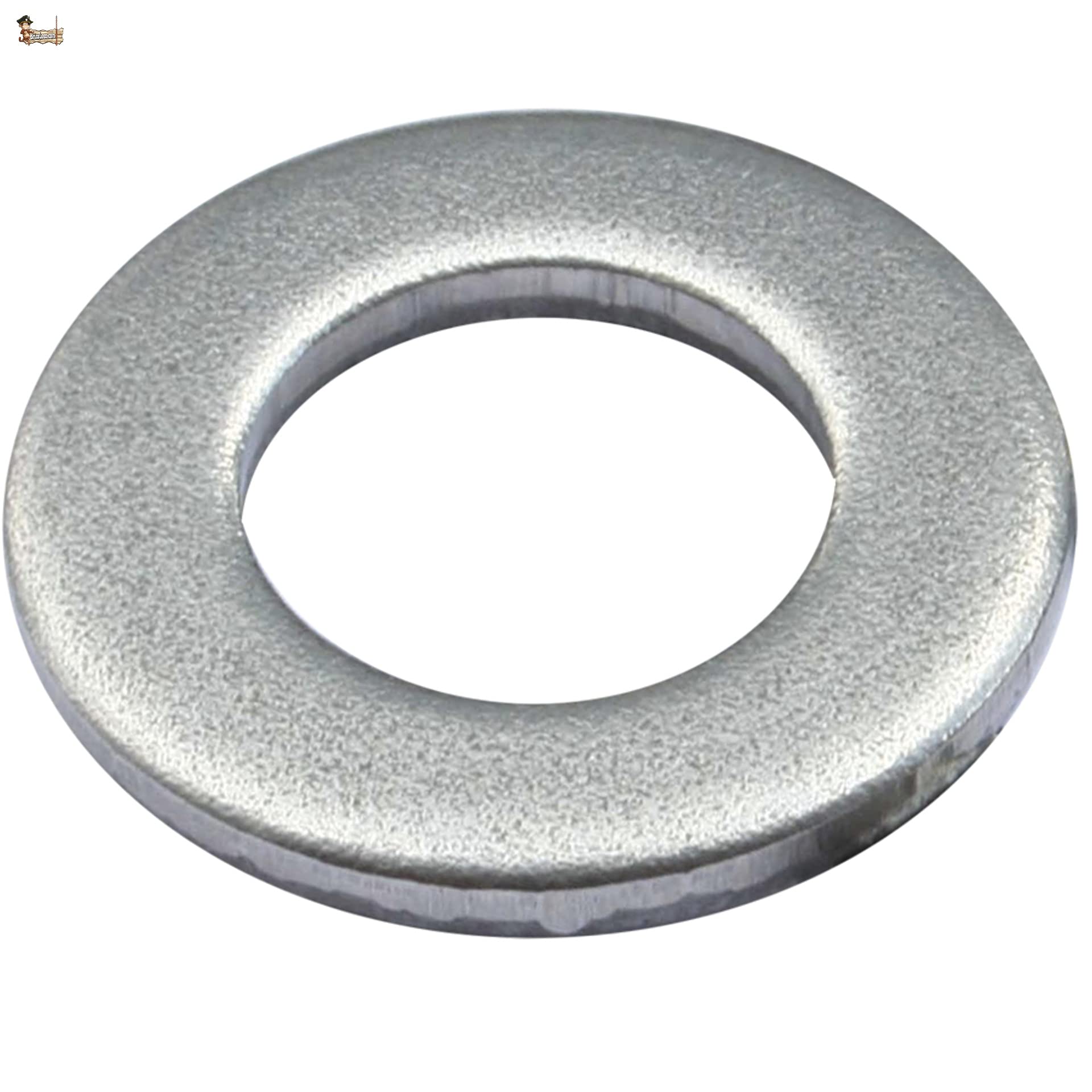 BricoLoco Arandela plana de acero para tornillos y tuercas hexagonales. Acero cincado. DIN 125-A. Métrica desde M3 hasta M39. Varios envases. (25, M39)