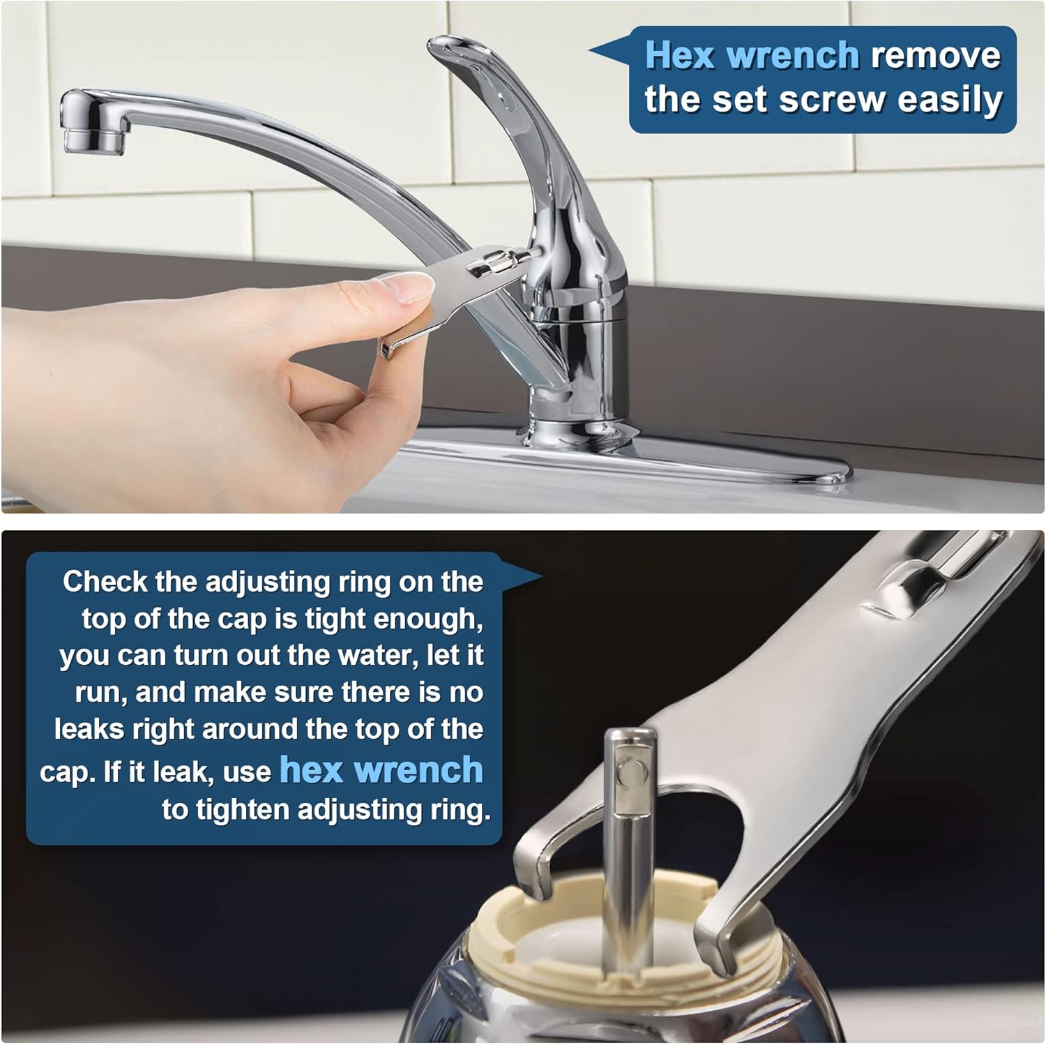 Dreyoo 2 Pack Bathroom Shower Faucet Repair Kit, Compatible with Delta/Peerless #RP3614 and Danco 88103, Compatible with Delta/Peerless Single Handle Faucets, #70 and #212 Ball, Stainless Steel