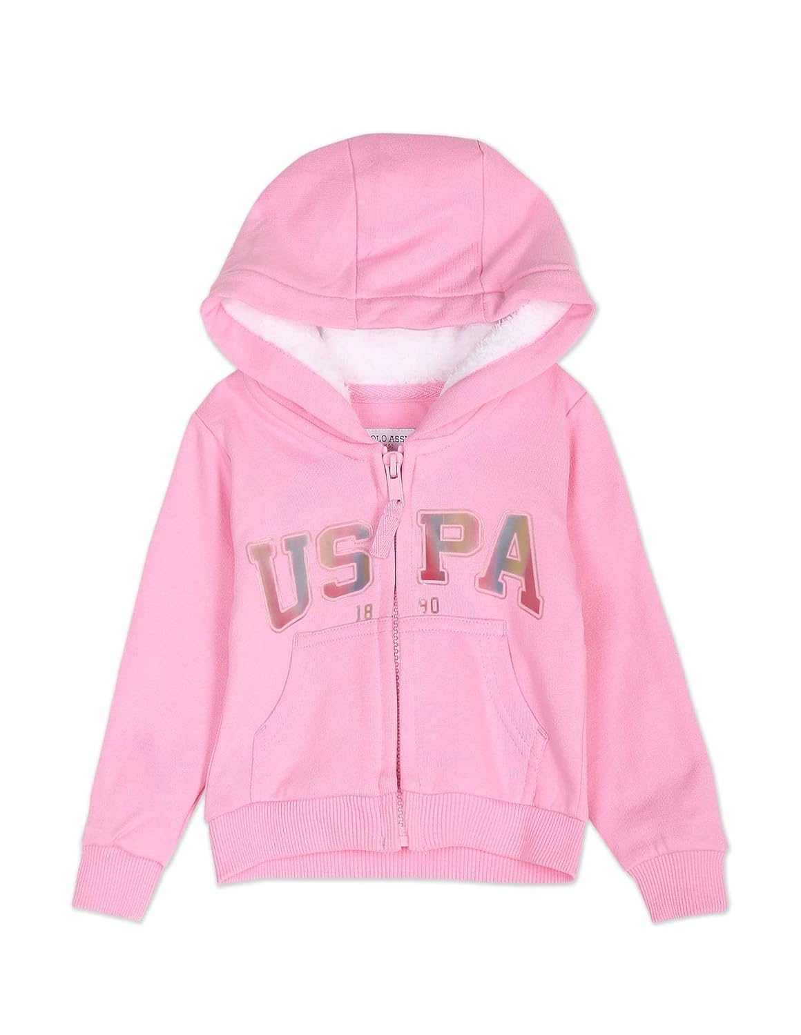U.S. Polo Assn. Girl’s Cotton UGSWS0082 Front Open Turtle Neck SWS, 24T Regular Sweatshirts LT. Pink, 2-3 Years U.S. Polo Assn. Girl’s Cotton UGSWS0082 Front Open Turtle Neck SWS, 24T Regular Sweatshirts LT. Pink, 2-3 Years