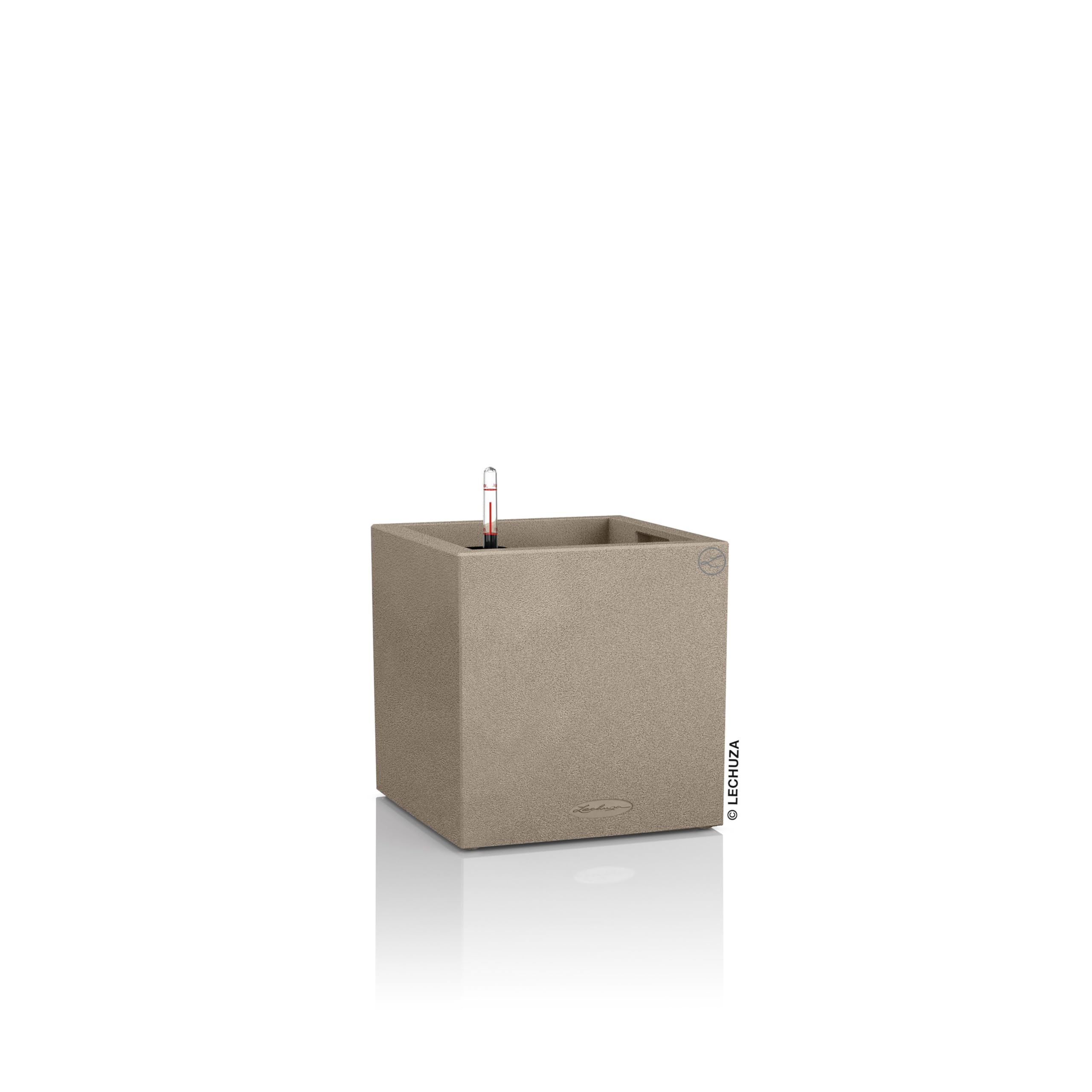 LECHUZA CANTO Stone 30 low sand beige 13701 โ image 1