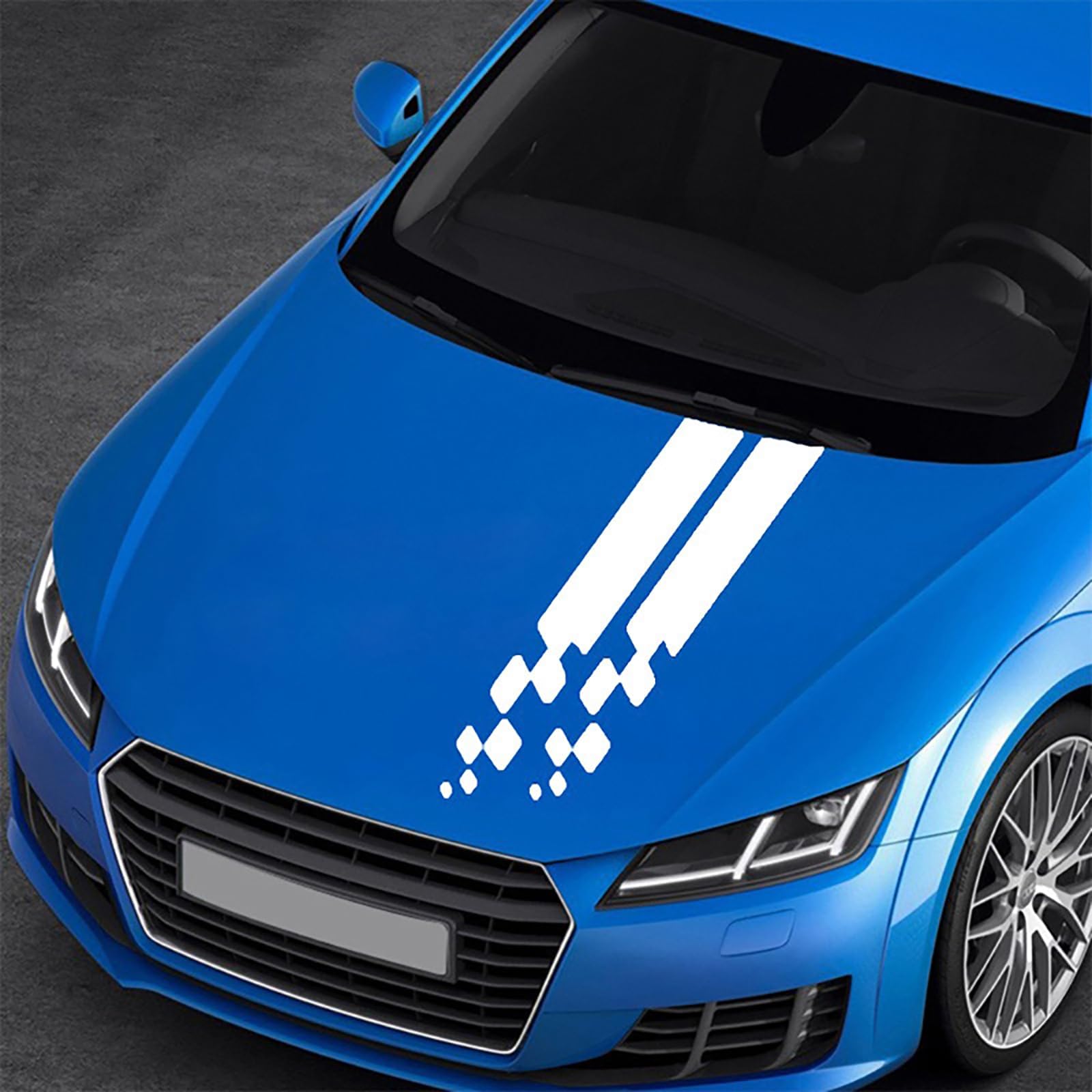 RXATTWVLY For Audi A6 (C8) Kombi (Avant) 2018-2025 Car Hood Stickers,Car Front Rear Window Windshield banner Bonnet Decals Car Sun Strip Sticker Styling Decoration
