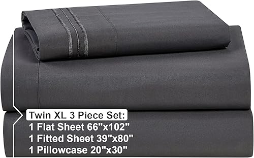 Miniatura 2 de Nestl - Juego de sábanas. Juego de sábanas 1800 con bolsillo profundo  Sábanas de microfibra de doble cepillado lujosas de hotel  Sábana de colchón