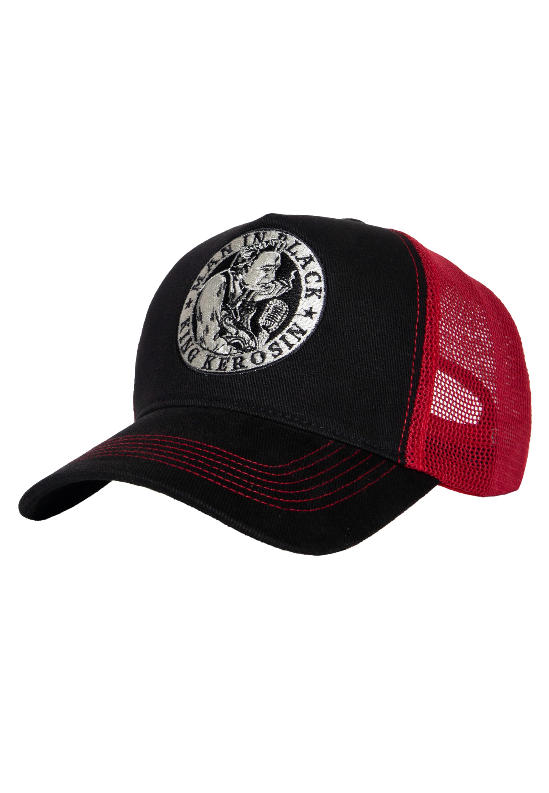 King Kerosin Herren Trucker Cap Vintage Style - Verstellbare Baseballmütze