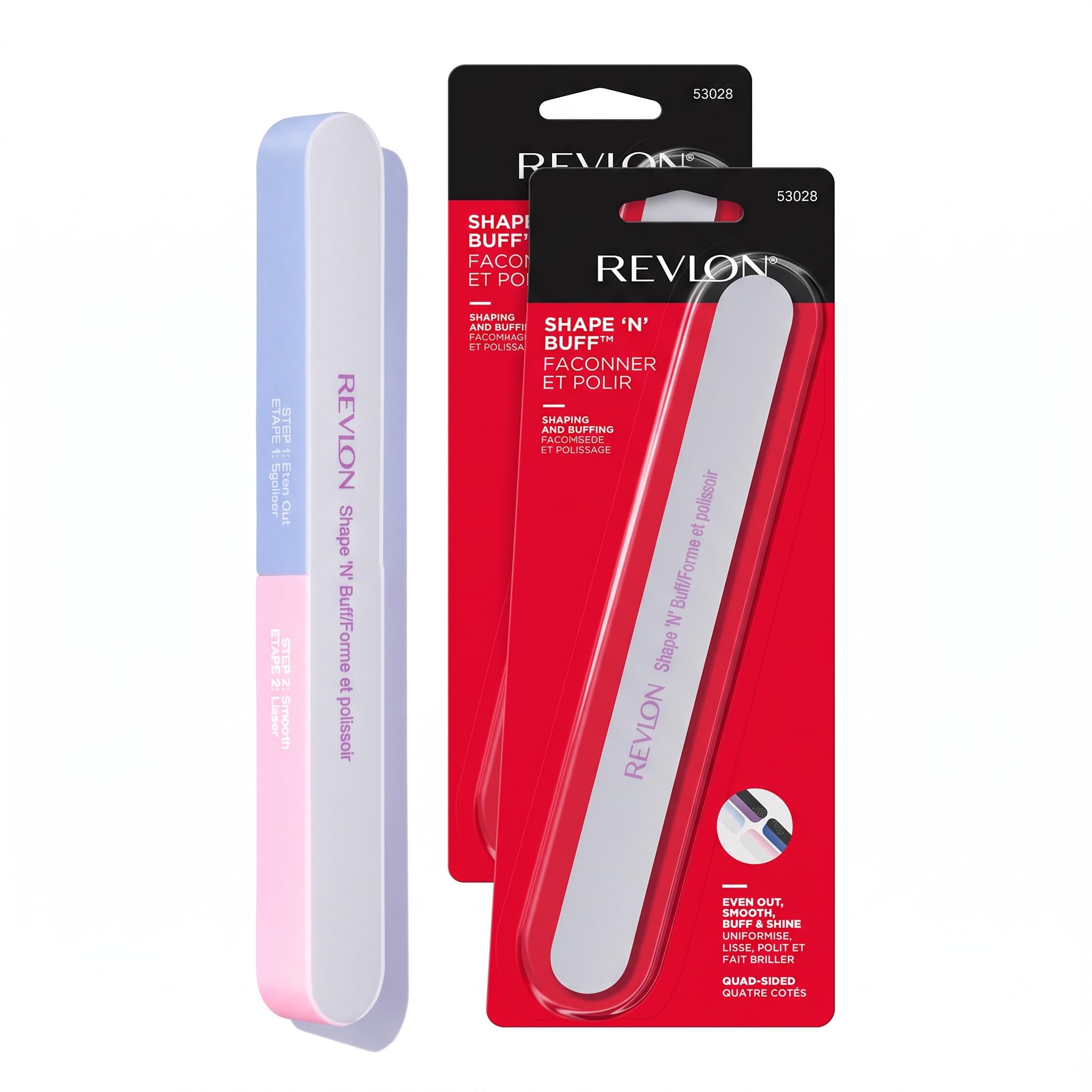 Revlon Nail Buffer - Shape & Buff Nails -9 Revlon Nail Buffer - Shape & Buff Nails -9