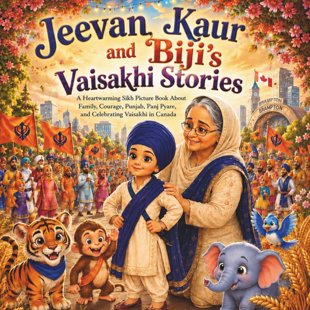 Jeevan Kaur and Biji’s Vaisakhi Stories: A Heartwarming Sikh Picture Book About Family, Courage, Punjab, Panj Pyare, and Celebrating Vaisakhi in Canada (Jeevan Kaur’s Brave Adventures)