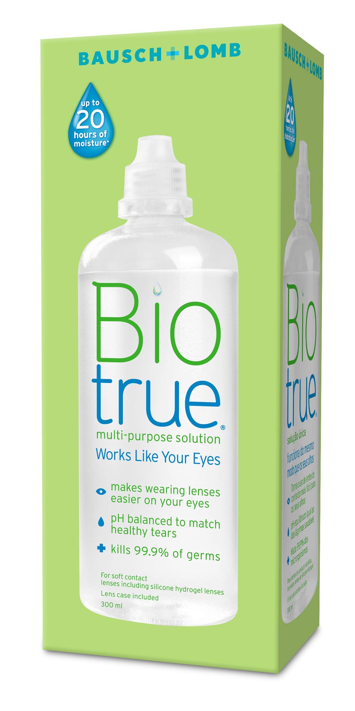 Buy Biotrue MultiPurpose Contact Lens Solution, 300 ml Cushions and