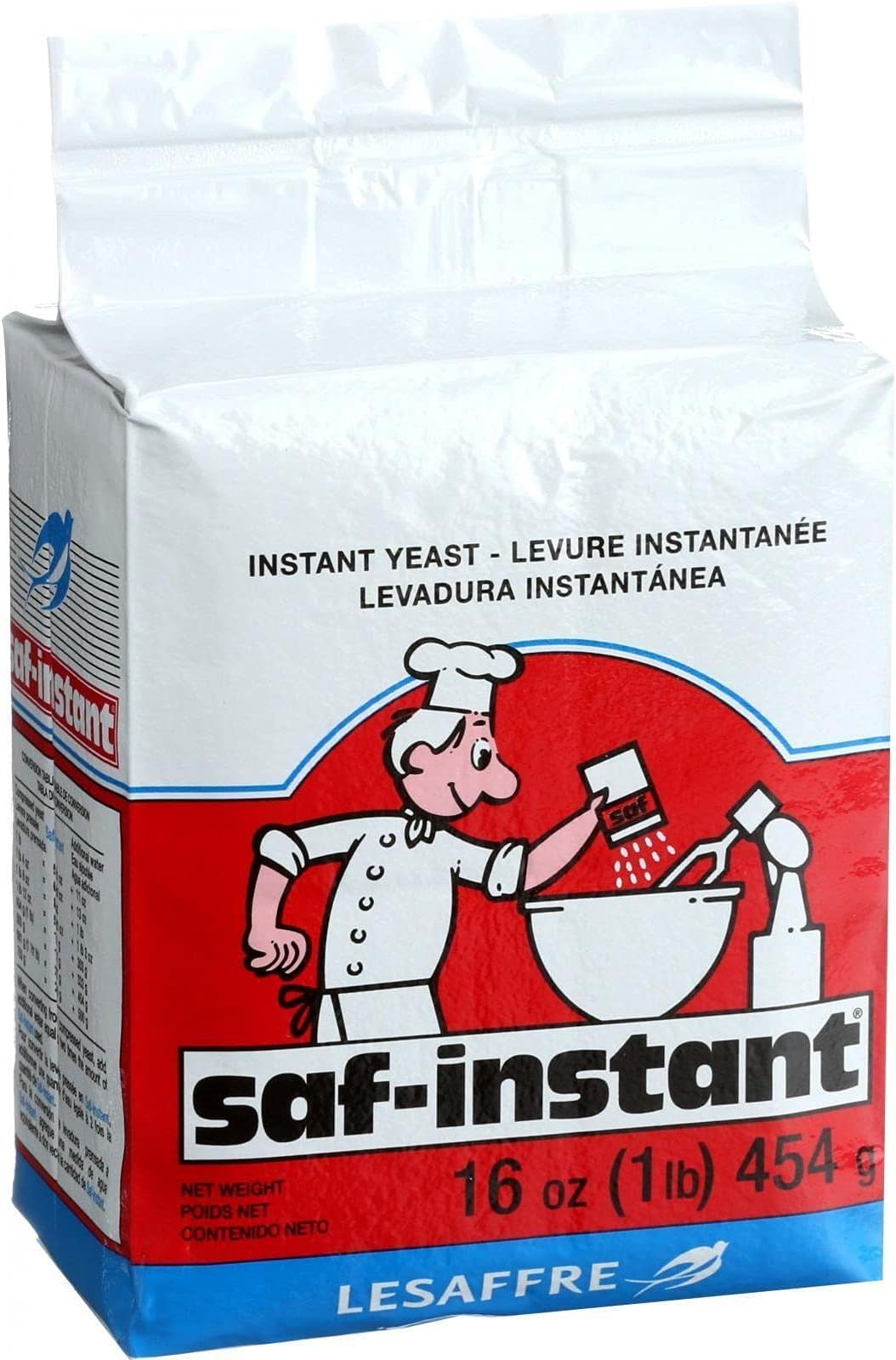 Saf Instant Yeast, 1 Pound Pouch - 15 Pack15