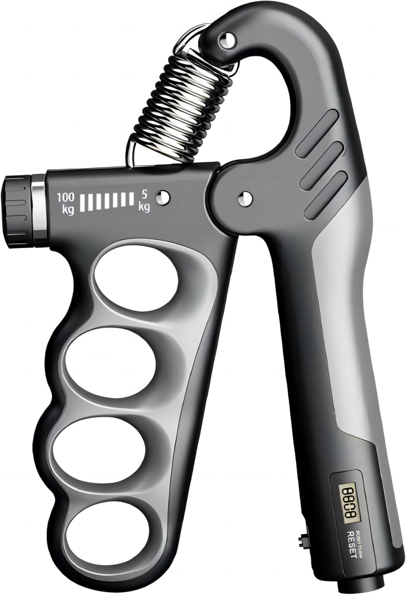 Grip Strength Trainer, Adjustable Resistance 5-100 Kg Grip Strengthener, Non-Slip Counting Hand Gripper For Muscle Building