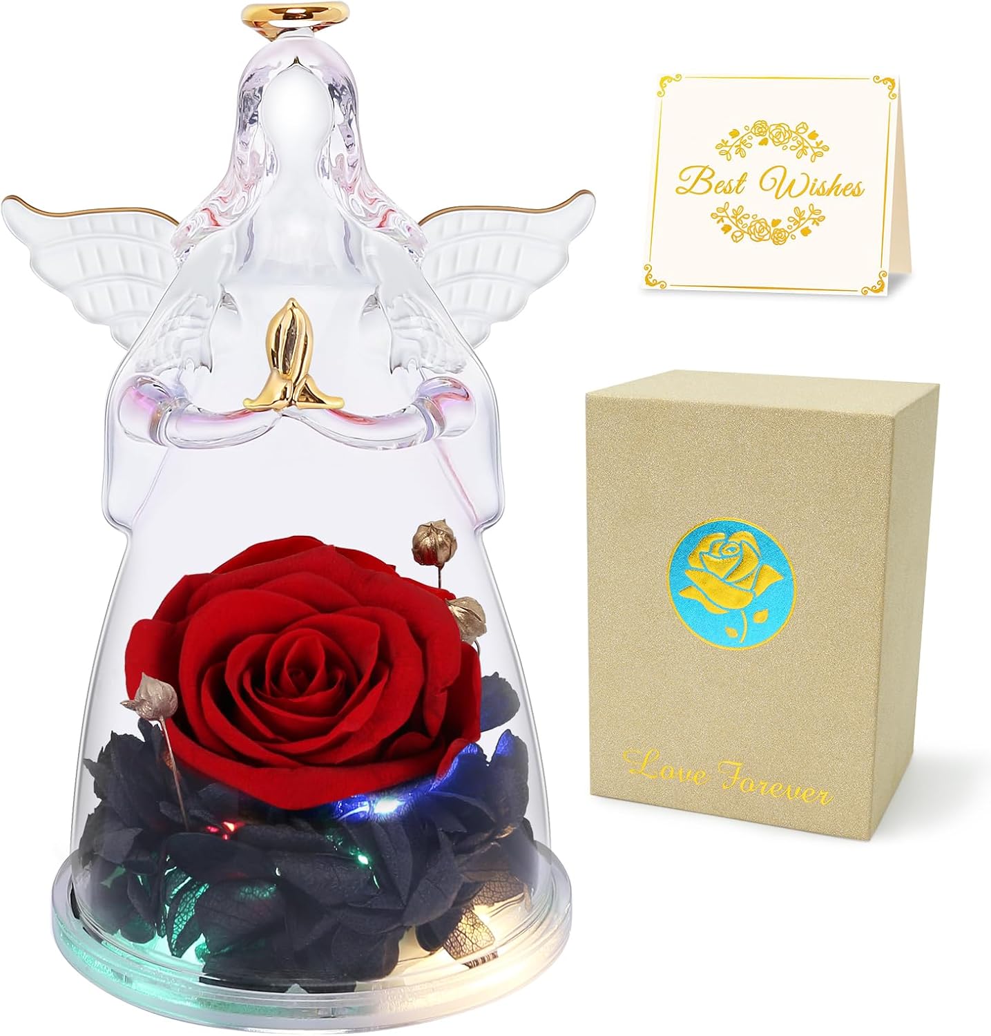 Amazon.com: Childom Birthday Gifts for Women,Preserved Red Mothers Day ...