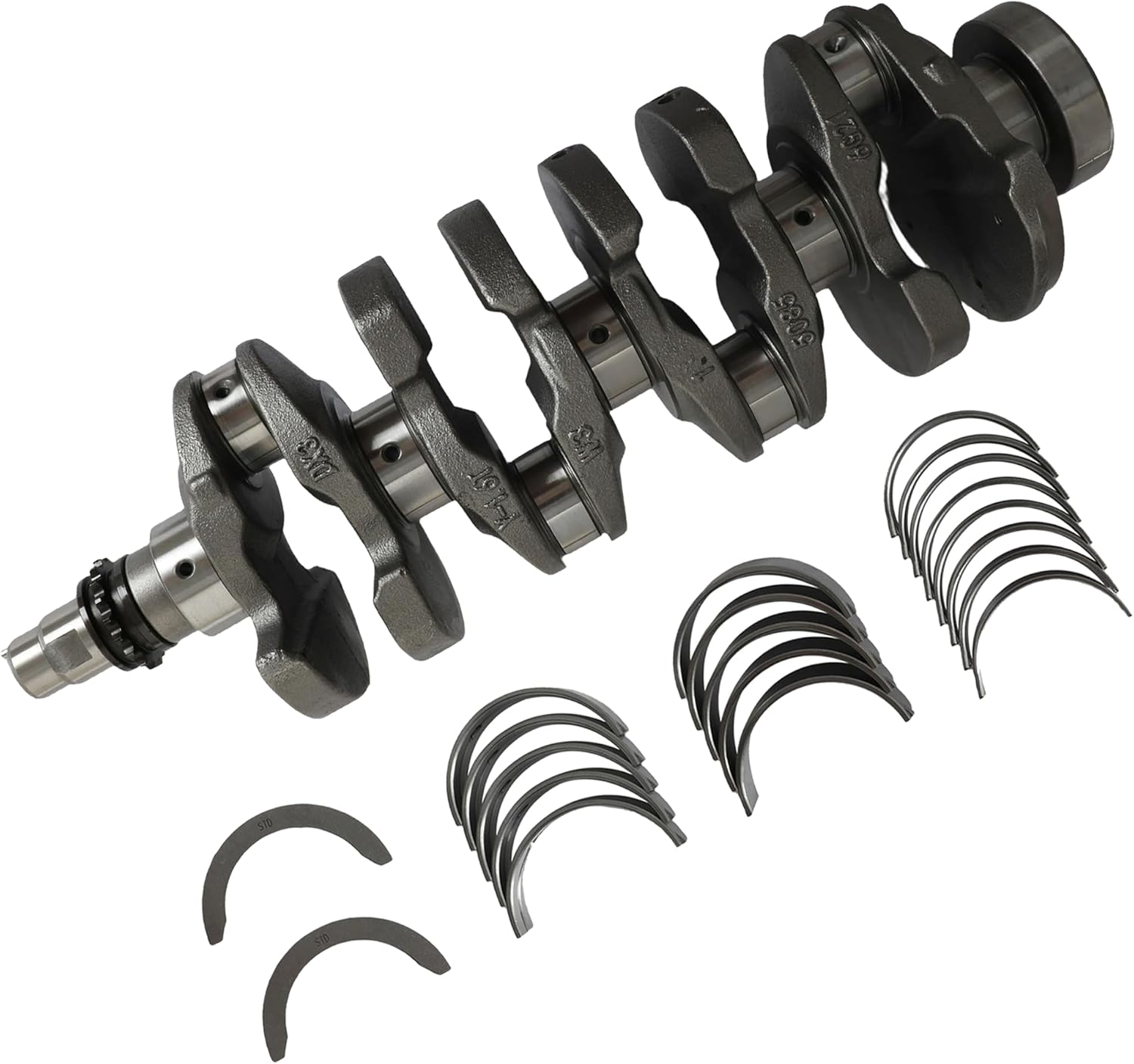 G4FJ 1.6 Crankshaft with Main & Con-Rod Bearings Set Fit For Hyundai Tucson Elantra Sonata Kona Veloster Kia Sportage Forte/K3 Soul Optima 1.6L 2012-2021 Replace#231102B710 21020-2B000