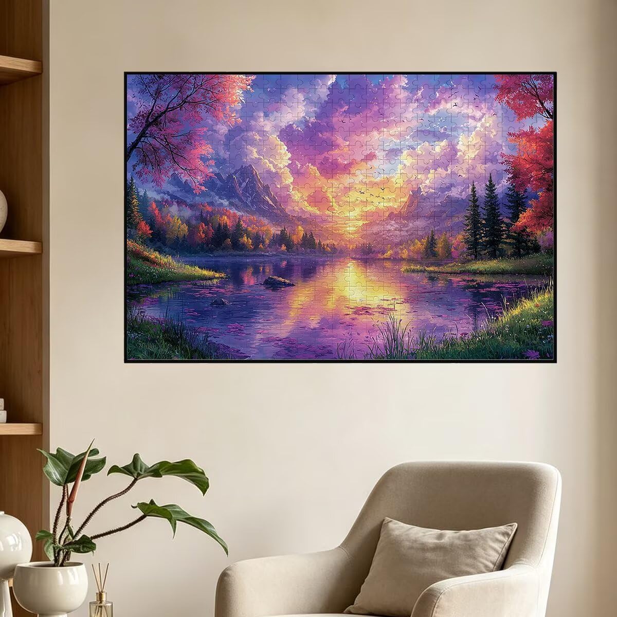 Puzzle 1500 Pezzi Paesaggi, Puzzle Natura, Puzzles in Legno, 87x57cm -1576