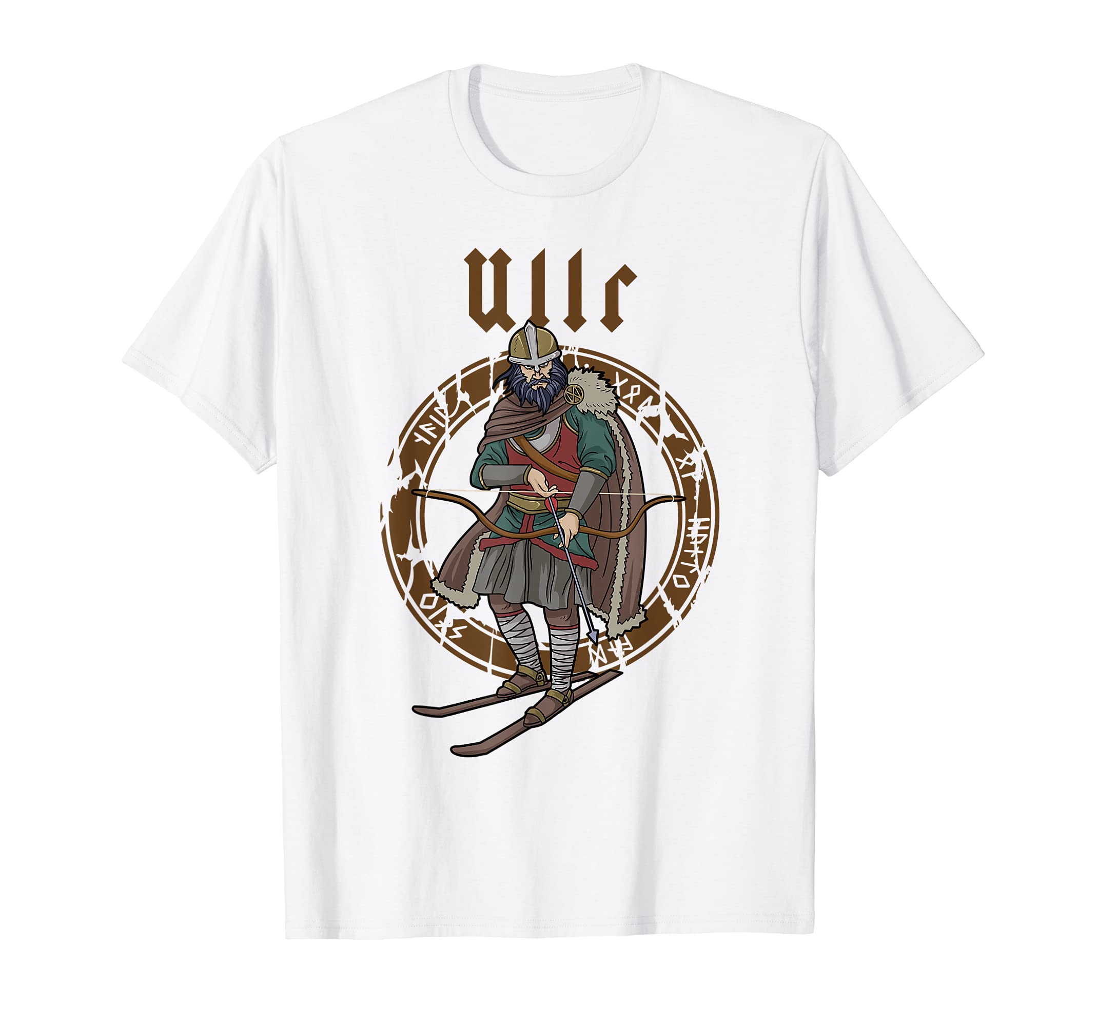 Ullr Viking & Archery ApparelUllr Tshirt God Of Archery Shirt Viking Gifts Hunting Ski T-Shirt