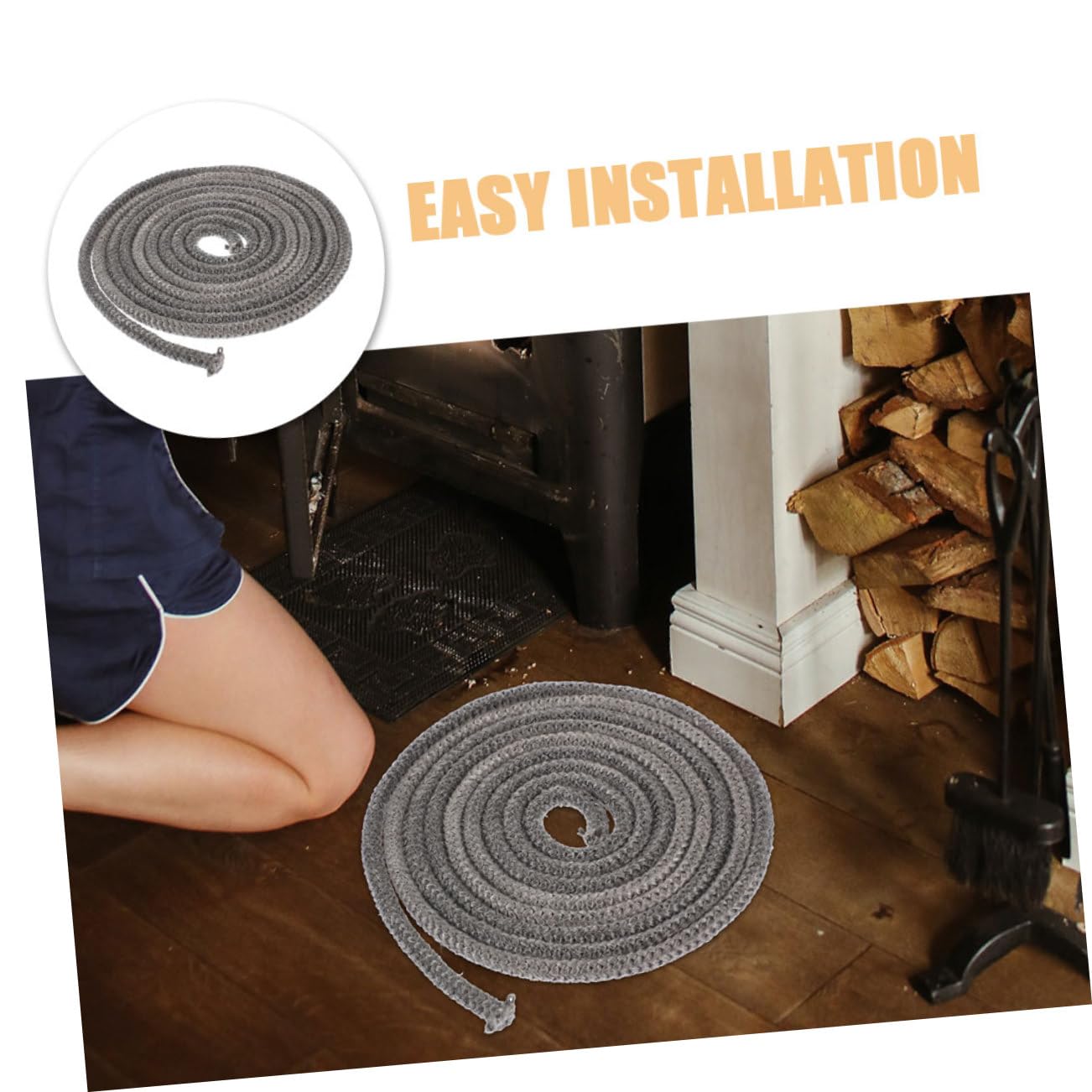 Happyyami 5piezas Cinta De Sellado Para Estufas De Diseño Autoadhesivo Resistente Altas Temperaturas Para Mejorar La Eficiencia La Cocina