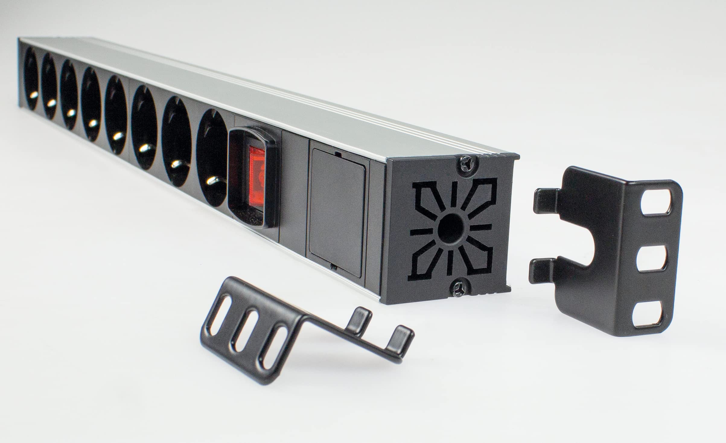 As - Schwabe 18193 Multiprise 8 Voies 19" Rack Pour