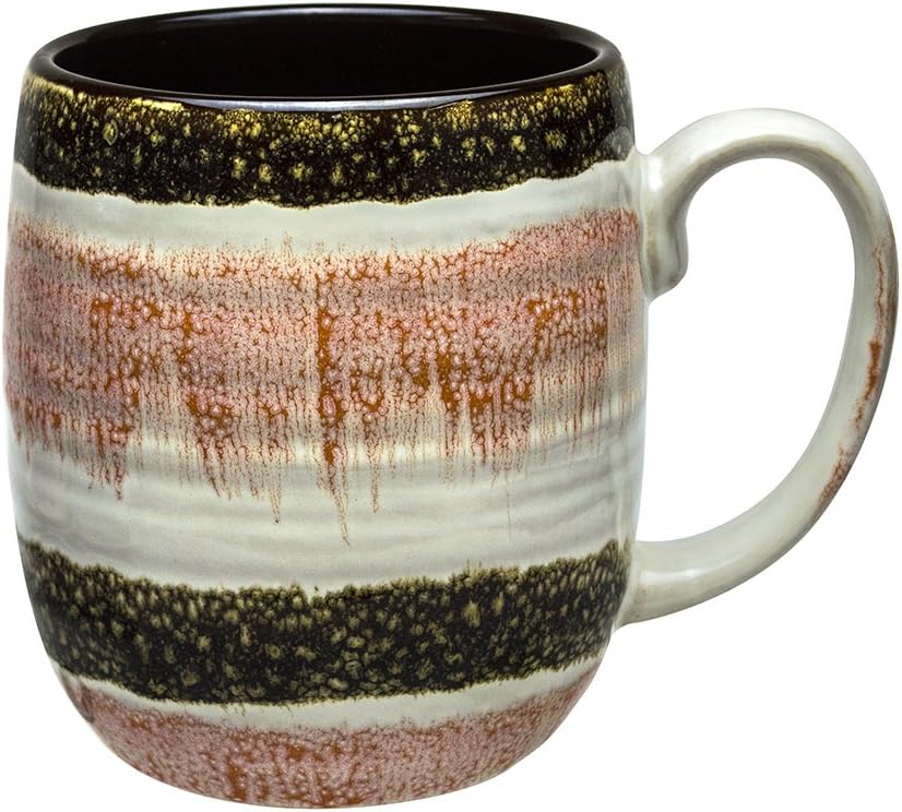 Coffee Mug Set of 4, Large 16 oz Unique Mugs, Microwave Safe Glazed Sturdy Kitchen Decor Modern Cups, Mom Coffee Mugs Gifts