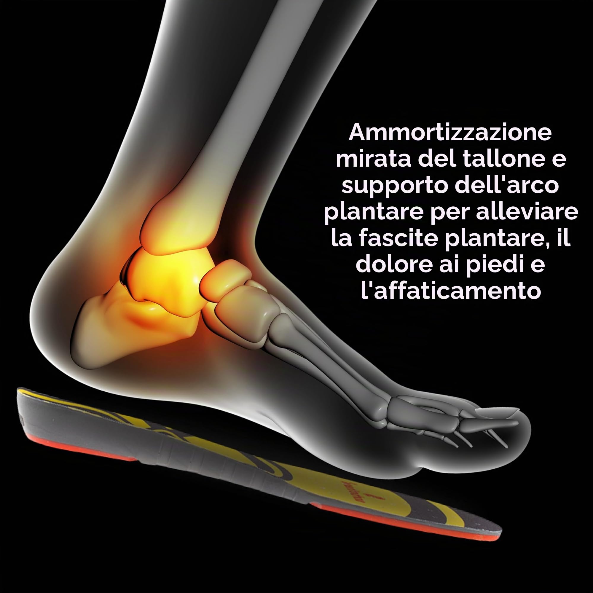 SORBOTHANE Solette Double Strike per uomini e donne antibatteriche assorbimento degli urti