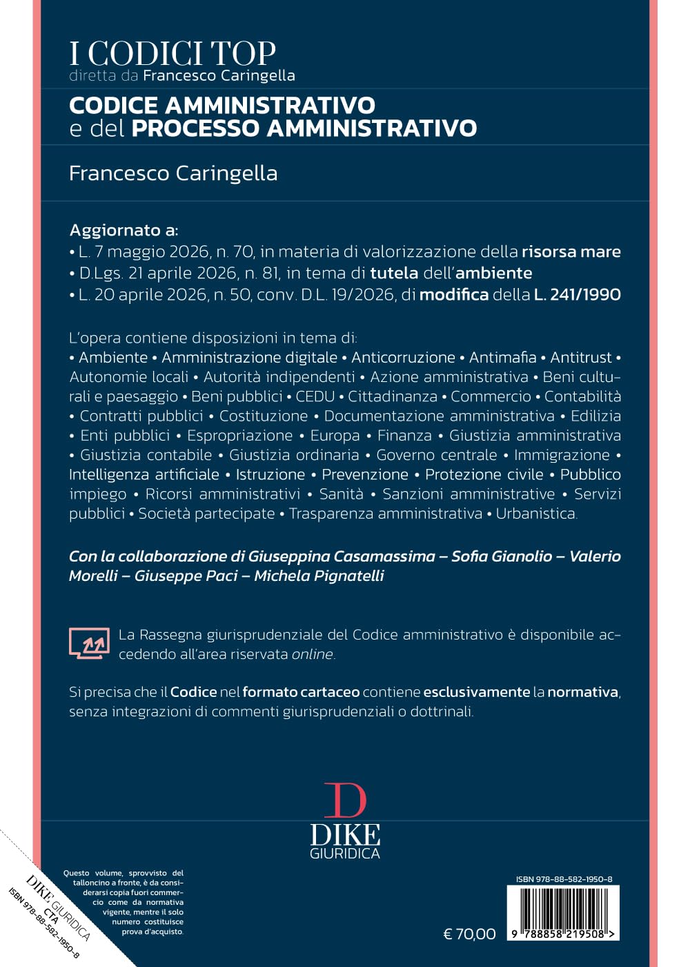 Codice amministrativo e del processo amministrativo Top 2026. Con aggiornamento codice online. Con rassegna giurisprudenziale online