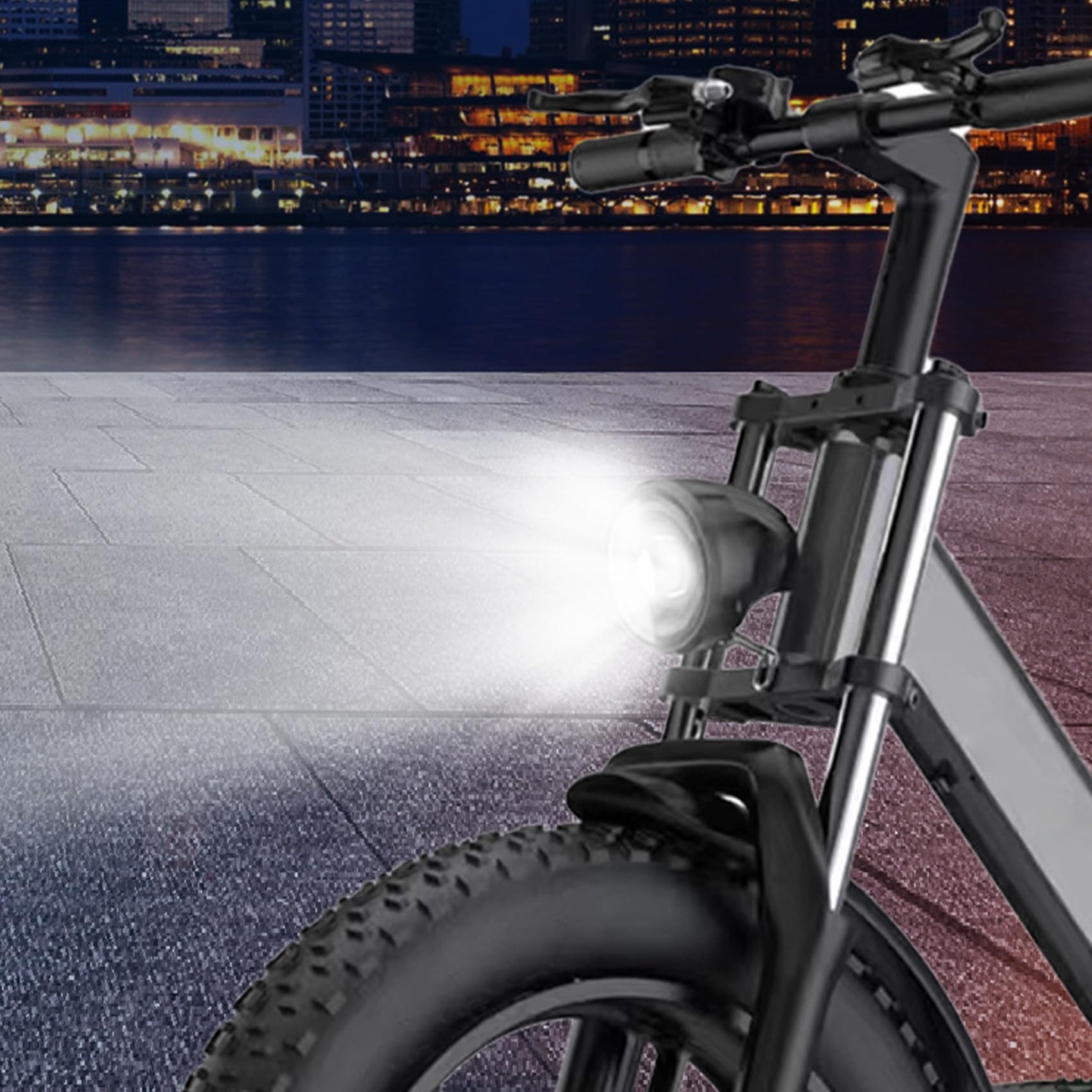 Amazon | E-Bike LEDヘッドライト ホーン付き 4ピンオスコネクター 高 
