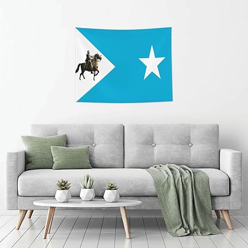 Miniatura 5 de POOEDSO Tapiz de bandera del estado de Somalia de 29 x 37 pulgadas, para colgar en la pared para el hogar, sala de estar, dormitorio, decoración de