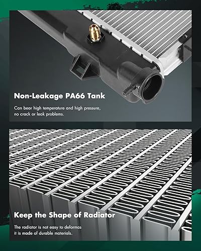 Vista 190 de SCITOO Reemplazo completo del radiador de aluminio para 1993-1998 para Toyota para T100 2.7L 3.0L 3.4L 2090 Radiador