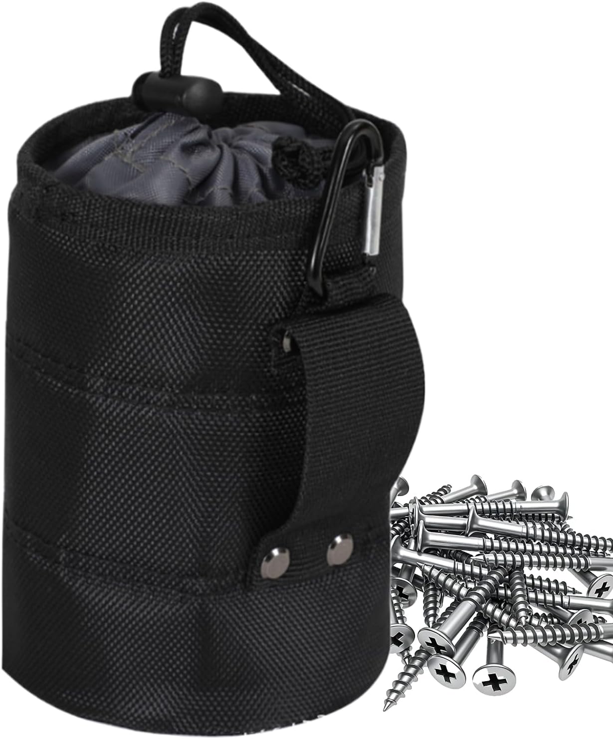 Tool Pouch for Belt - Belt Mount Nails and Screws Organizer | Construction Pouch | for Electricians Plumbers Woodworkers DIY Homeowners Construction Crews Home Improvement Mechanic Drywall Framing