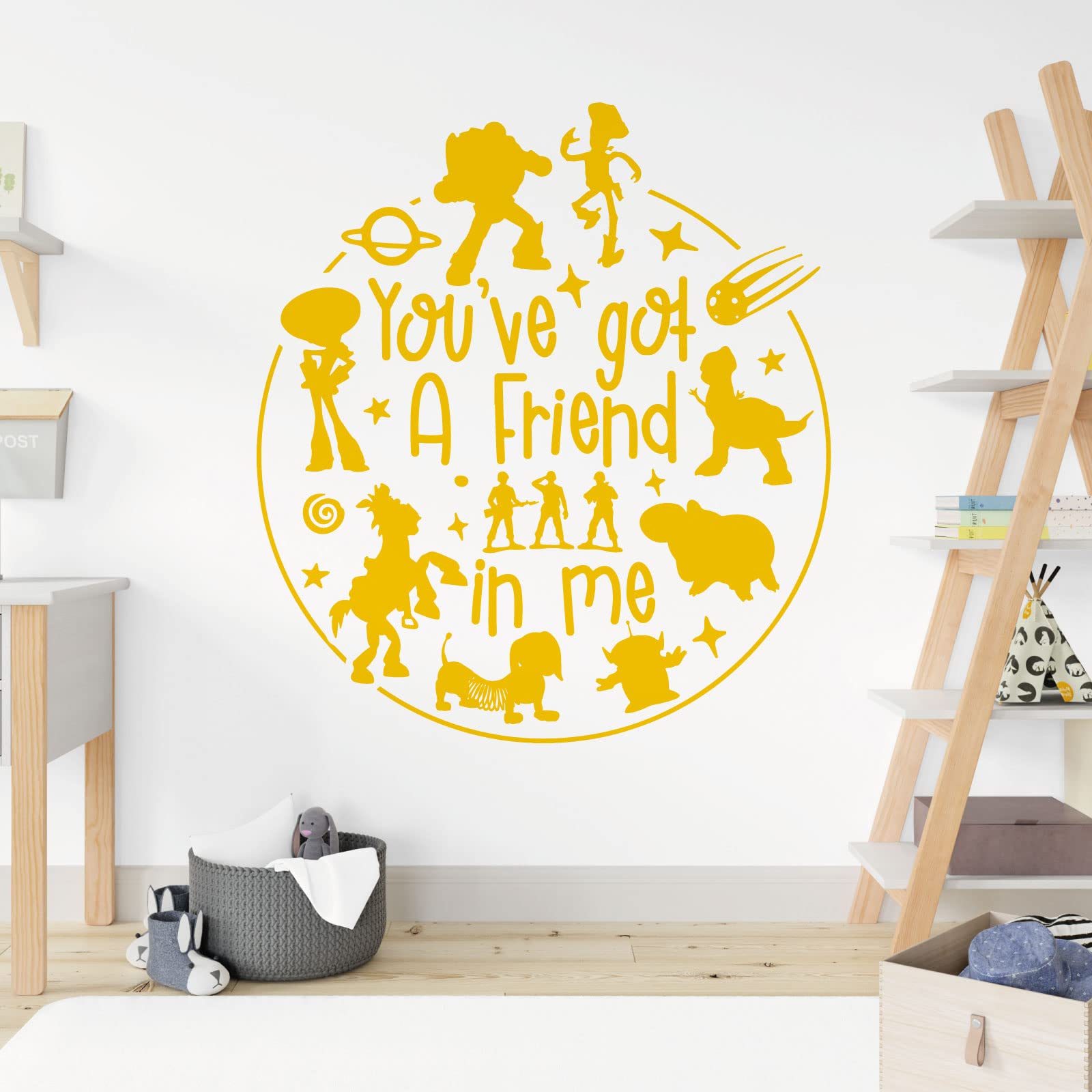 You've Got a Friend in Me - Story Inspired Children's Vinyl Wall Decal Sticker [Large] [Sunflower]