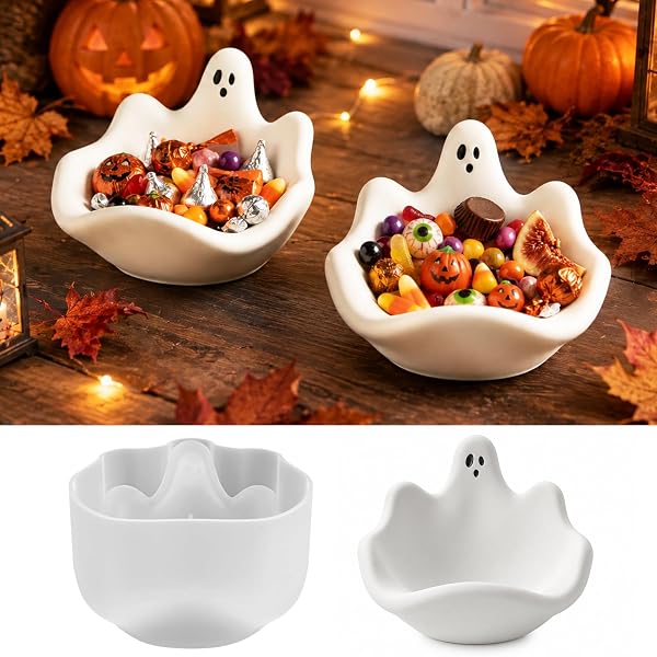 Stampi in silicone a forma di fantasmi di Halloween, stampi in silicone