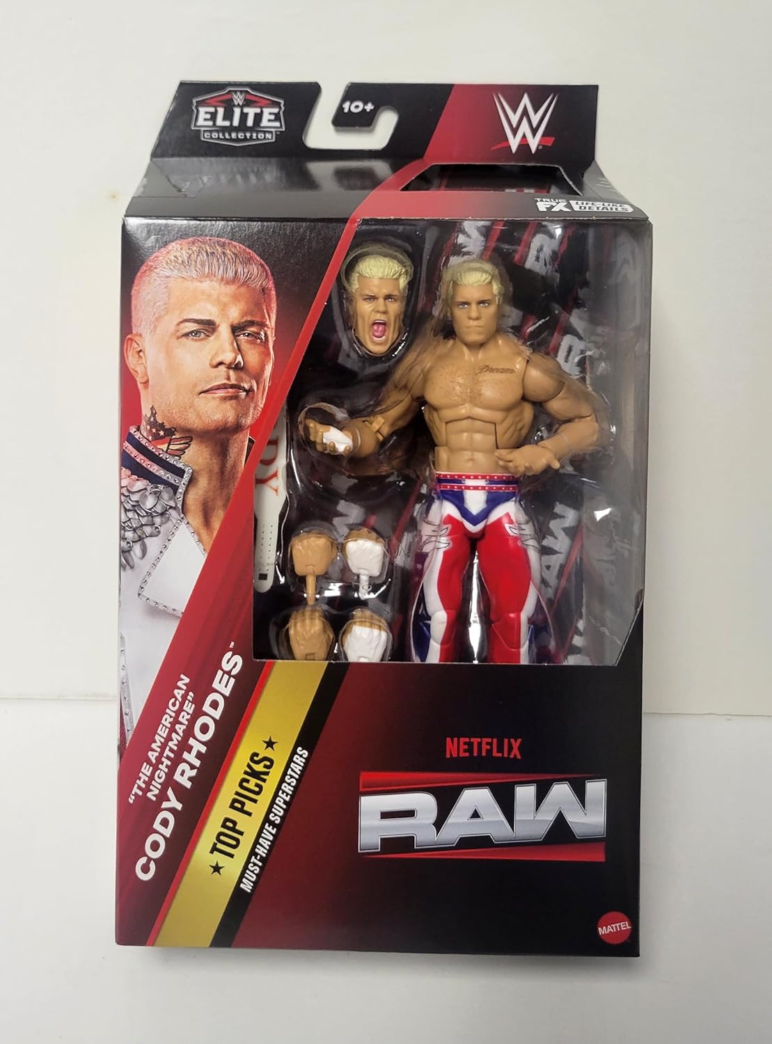 WWE (Netflix Raw Packaging) Cody Rhodes Elite Top Picks 2025 (Wave 4)