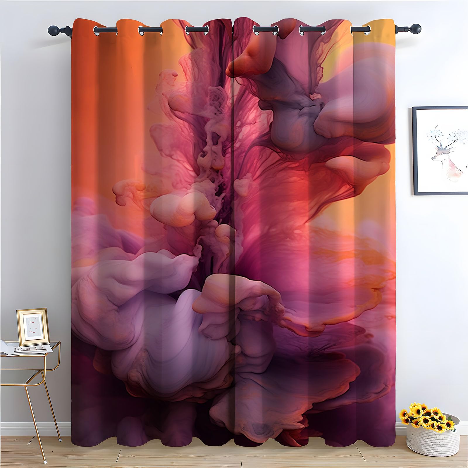 Rideaux pour décoration de chambre créant une ambiance feutrée et intime