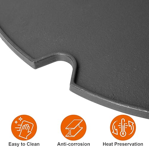 Miniatura 4 de Parrilla de hierro fundido y parrilla de cocción para Weber Traveler Portable 9010001 9020001 9030001 9013001 Parrilla de gas, piezas de repuesto