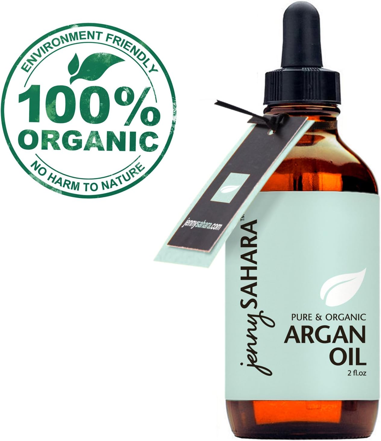 Organic Argan Oil - The Best Oil for Face & Skincare. Recommended for the Oil Cleansing Method Skincare Regimen, 2oz