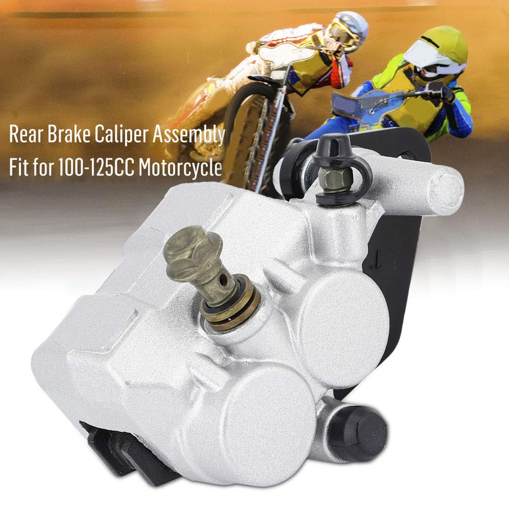 nobrands Pinza de Freno Trasero de Motocicleta, Pinza de Freno Trasero para Motor de Motocicleta 100-125CC