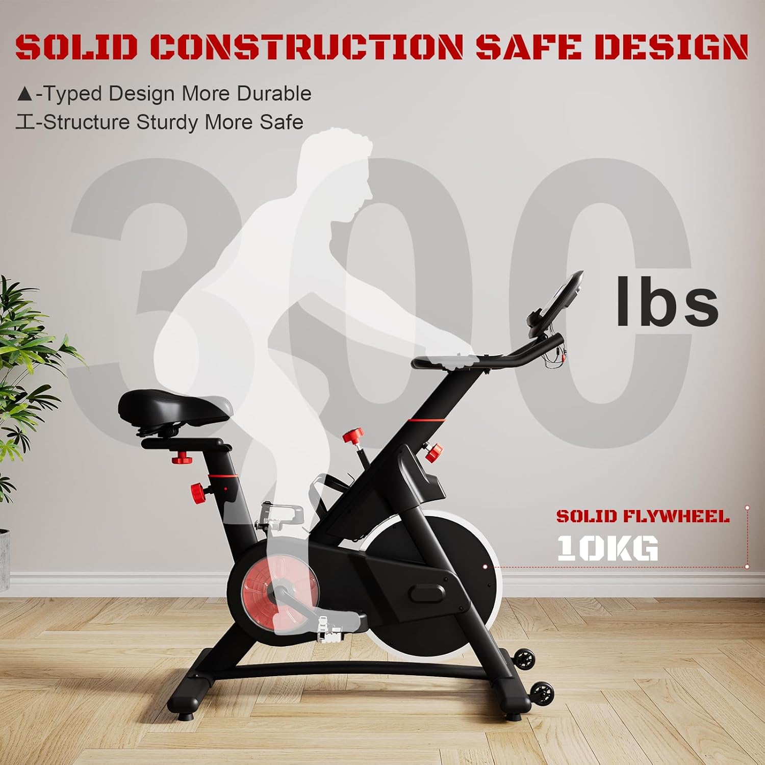 Solid Construction of Devoko Exercise Bike