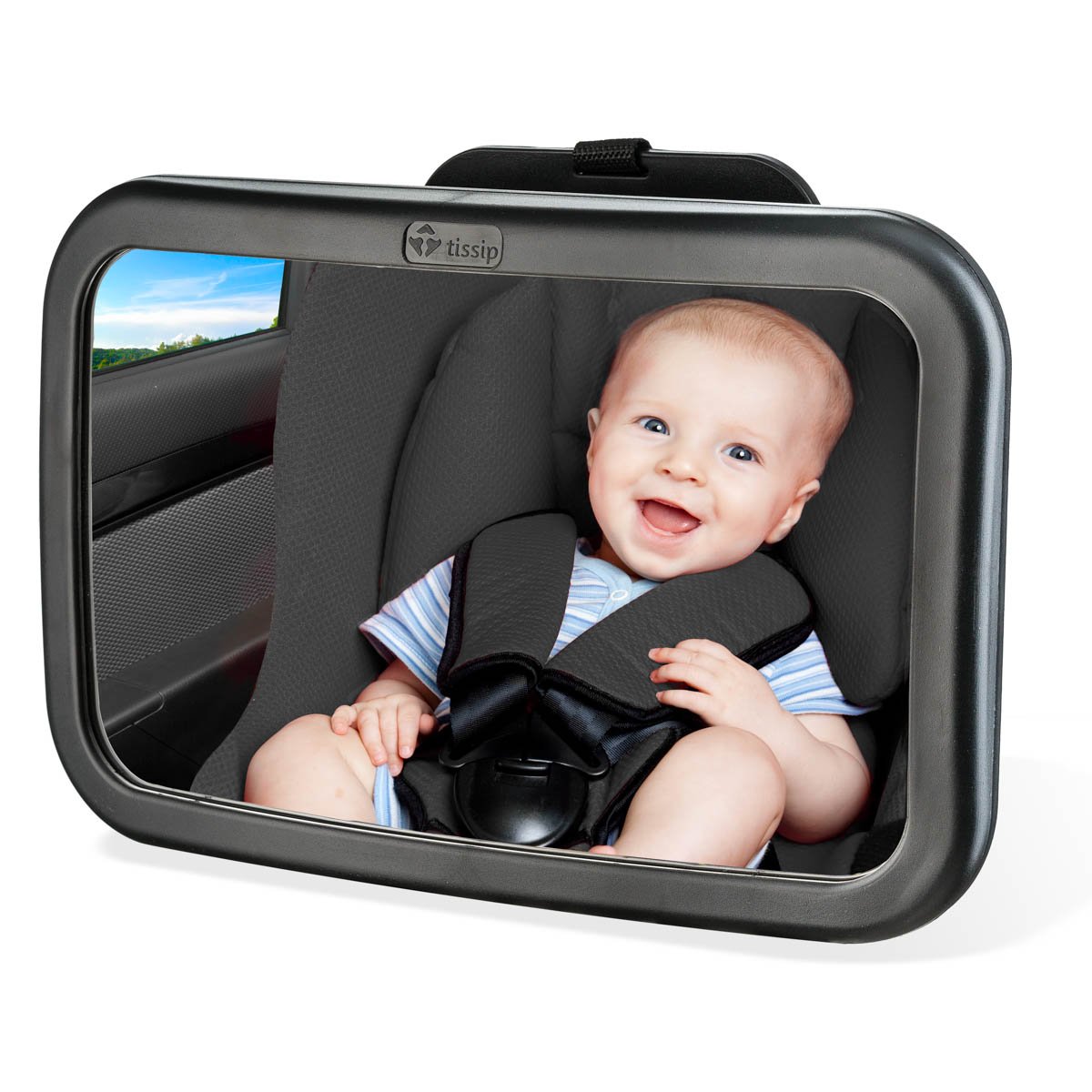 Tissip Rearview Baby Mirror Backseat Mirror for Baby